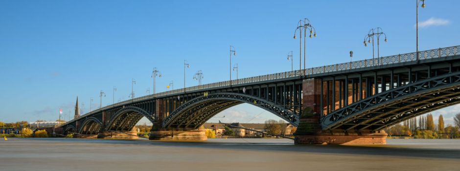 Theodor-Heuss-Brücke zwischen Mainz und Wiesbaden wird gesperrt