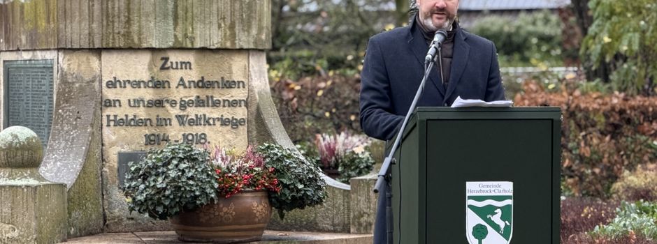 Zwei Orte, ein Gedenken: Herzebrock-Clarholz zum Volkstrauertag