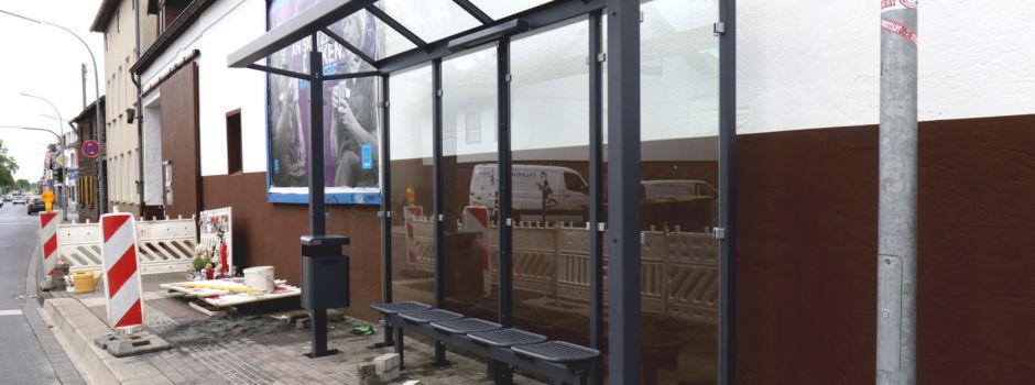 Mondorf: Bushaltestelle auf der Provinzialstraße wieder instand gesetzt