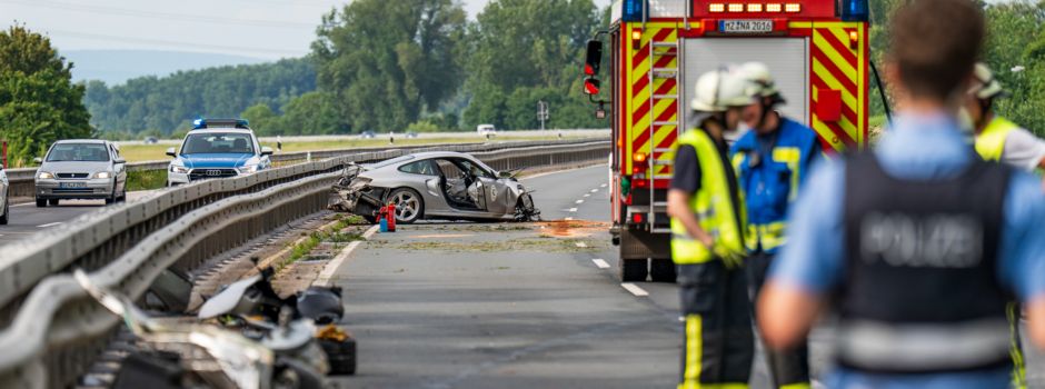 Schwerer Unfall auf B9 in Richtung Mainz: Weitere Details bekannt