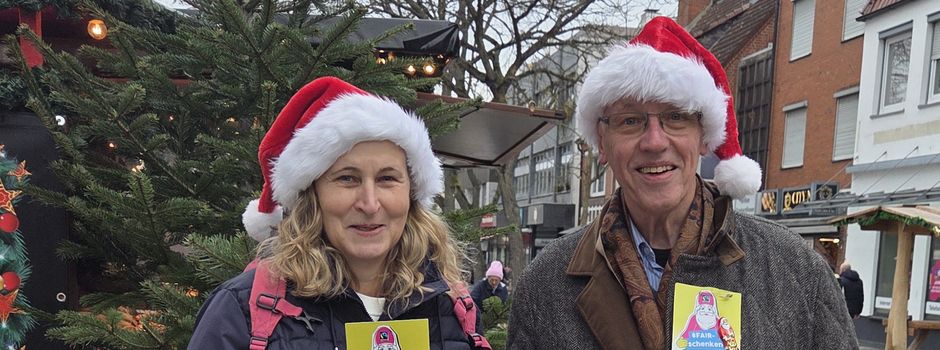 Faire Nikoläuse wurden in der Geesthachter Innenstadt verteilt