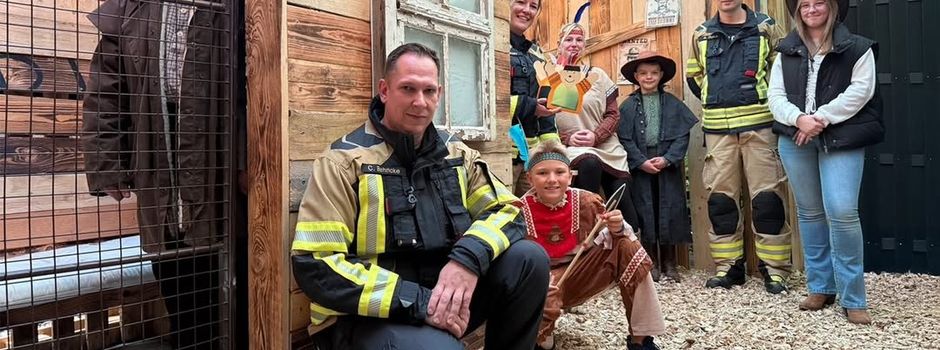 Traditioneller Laternenumzug - Diesmal im Zeichen des Wilden Westens