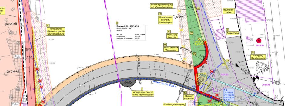 Neubau Lahnbrücke Balduinstein