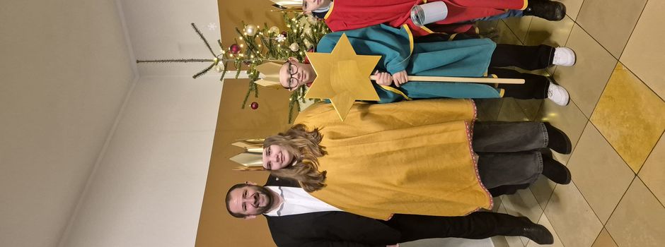 Sternsinger zu Besuch im Rathaus