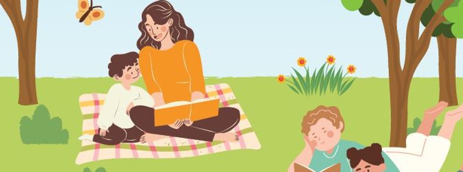 Bücher-Picknick im Burggarten – am 2. August 2025 von 14 bis 16 Uhr