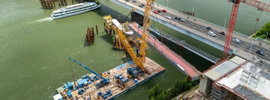 Neue Stahlbauteile für Pfaffendorfer Brücke in Koblenz erwartet