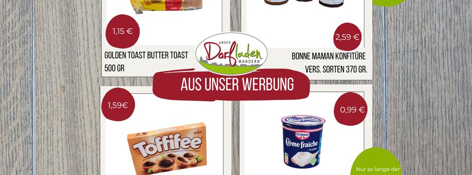 Aus unserer Werbung 