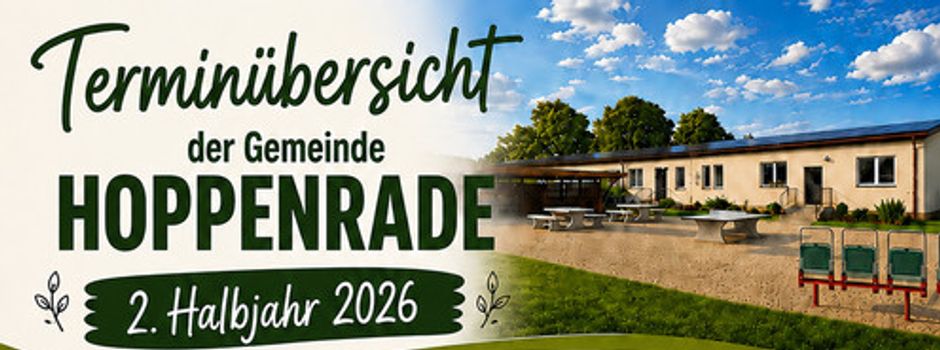 Voller Veranstaltungskalender: Das bringt das 2. Halbjahr 2026 in Hoppenrade