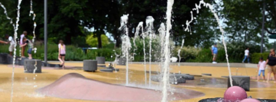Koblenz: Warum der Wasserspielplatz am Deutschen Eck gesperrt war