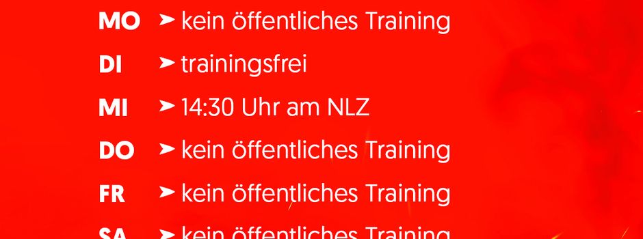 so sieht's aus, die Woch uffm Betze