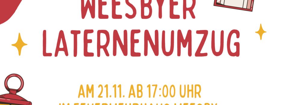 Laternelaufen in WEESBY