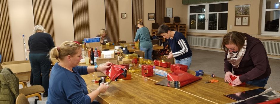 In der Weihnachtsbastelstube....