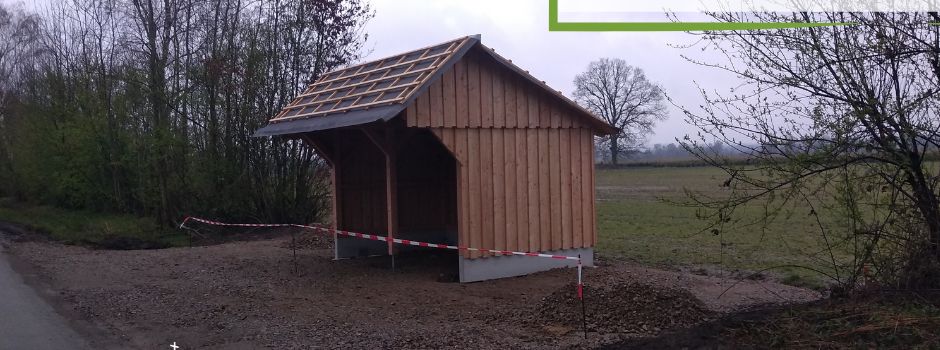 Neue Schutzhütte am Venneweg!