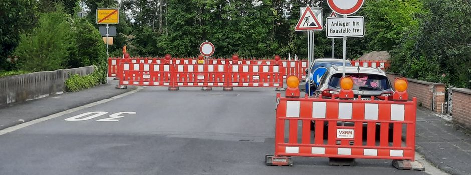 Sperrung der Kahler Straße