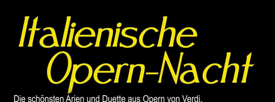 „Italienische Opernnacht“ am 20. Juni auf dem Marktplatz in Oppenheim