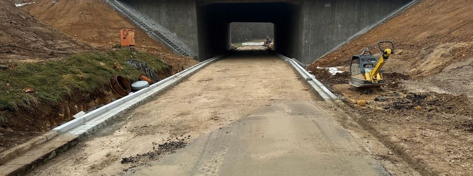 Unterführung bei Poppberg ab 12.12.2025 wieder befahrbar