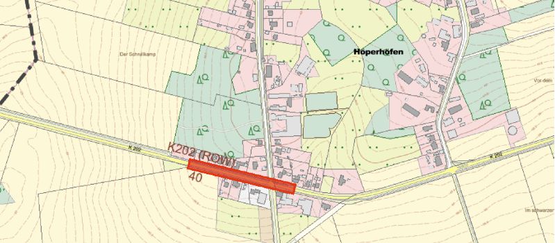 Erneuerung der Fahrbahndecke 18.05. - 12.06.2026