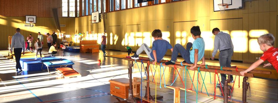 Turnhalle wird zum Abenteuerspielplatz
