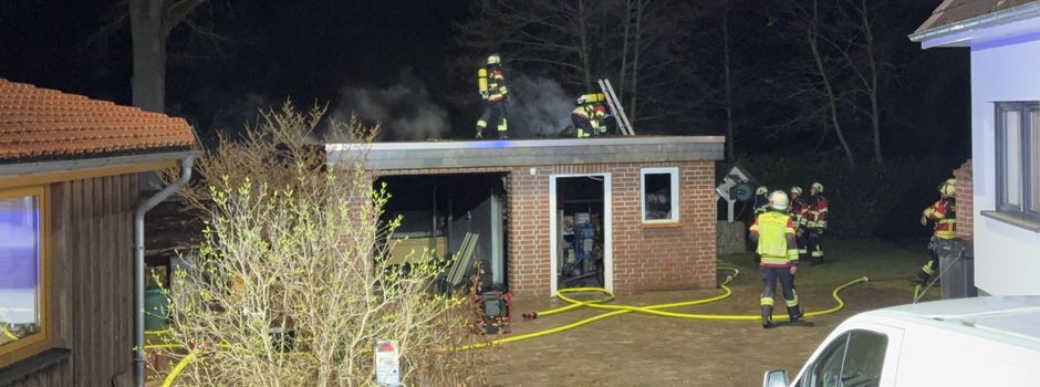 Feuerwehr erst in der Kirchstraße, dann in der Straße An der Weide im Einsatz