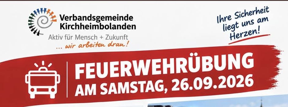 Feuerwehrübung im Stadtgebiet KIB