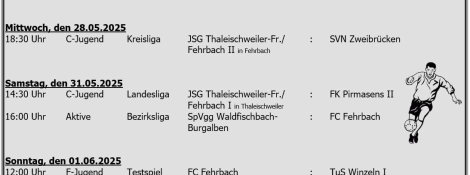 Wochenprogramm beim FCF