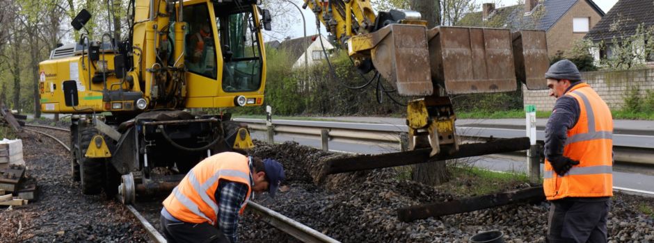 Gleisbettsanierung in Niederkassel