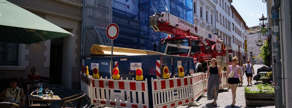 Baustelle in Mainzer Jakobsbergstraße sorgt für Ärger bei Wirten