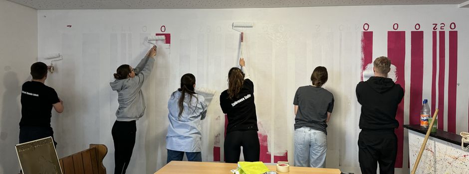 Jugendliche renovieren in ihrer Freizeit den Klein-Winternheimer Jugendtreff