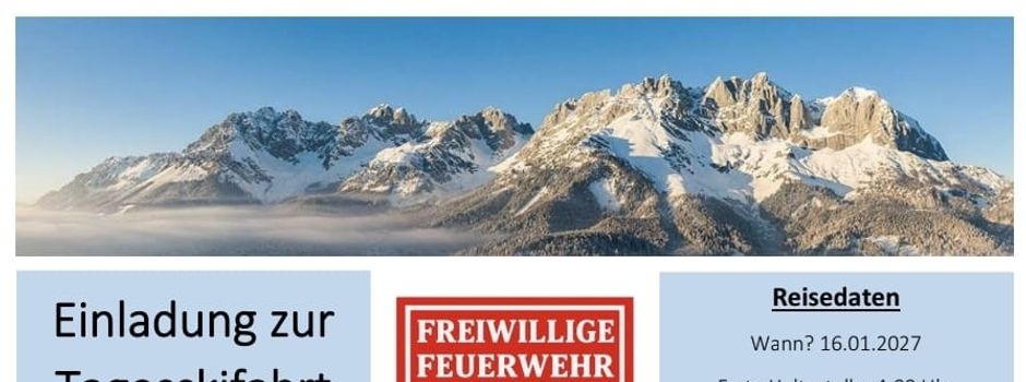 Skitagesfahrt der Feuerwehr Poppberg 