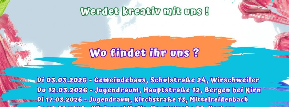 Erinnerung! Heute kommt das Jugendkunstmobil 