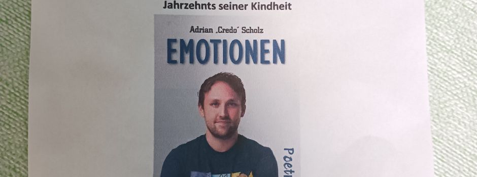 Lesung Adrian "Credo " Scholz: Emotionen 