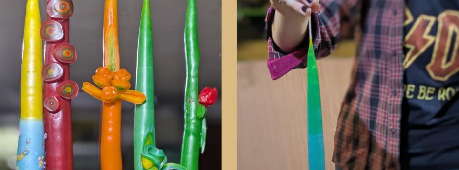 Kreativworkshops Kerzenziehen