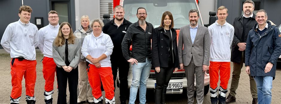 Clarholz im Einsatz: Landrätin Ina Laukötter besucht engagiertes Rettungsdienst-Team