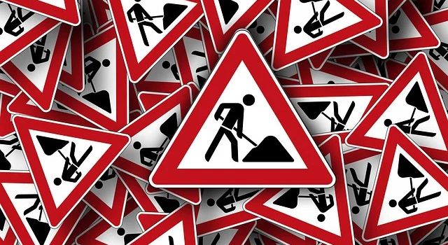 Bauarbeiten in der Friedhofstraße