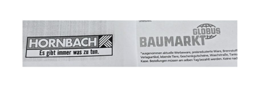 Globus und Hornbach 20% für alle Hochwassergeschädigten