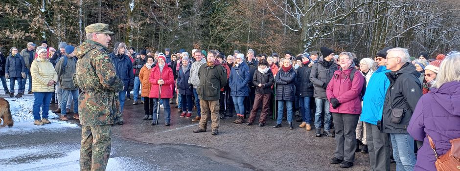 Winterwanderung auf dem Truppenübungsplatz