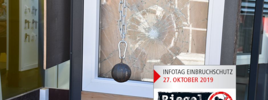 Anzeige: »Riegel vor!« – Infotag Einbruchschutz