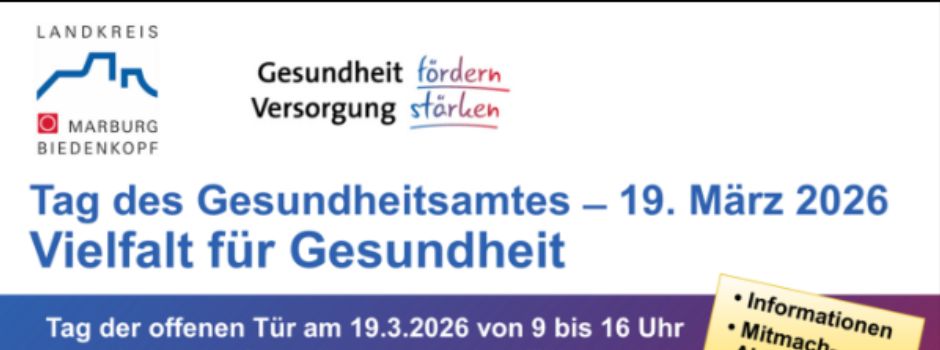 Offene Tür am Tag des Gesundheitsamtes am 19.03.!
