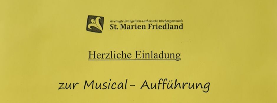 Musical-Projekt der Kinder der Kinderstunde