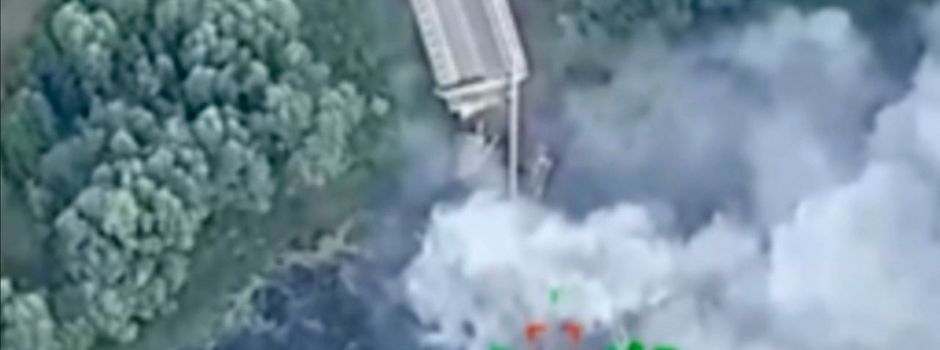 Kiews Luftwaffe zerstört wichtige Brücke im Gebiet Kursk