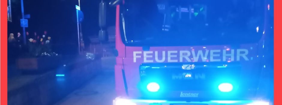 Einsatz der Freiwilligen Feuerwehr