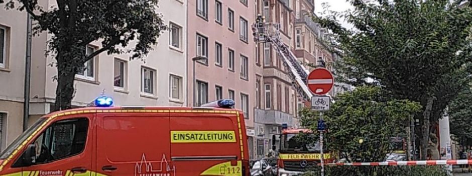 Feuerwehreinsatz am Mainzer Frauenlobplatz