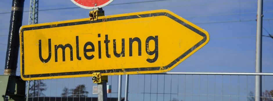 Baustelle auf der B 321 Ortsumgehung Crivitz