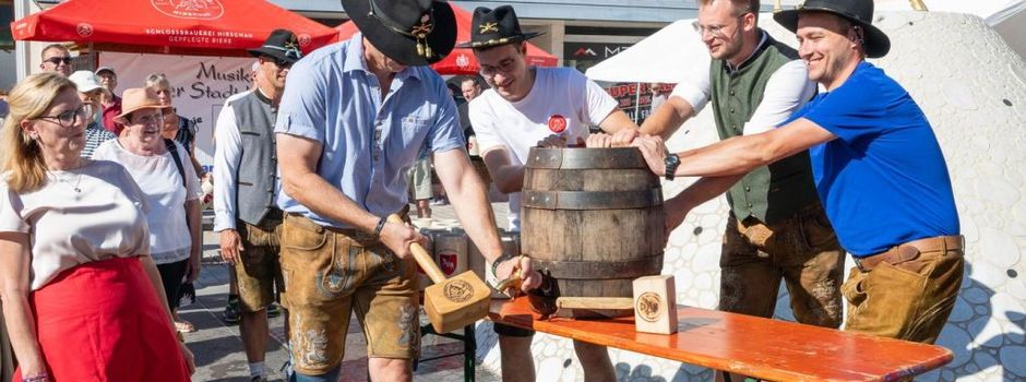 Heiße Stimmung bei heißem 50. Markplatzfest