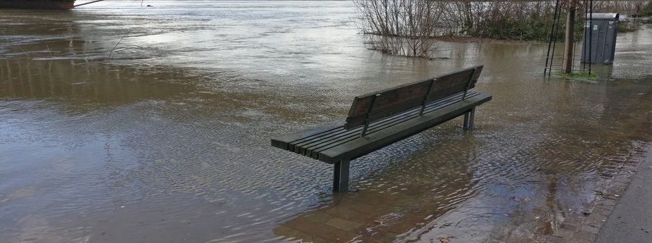 Hochwasser-Vorwarnung für den Rhein