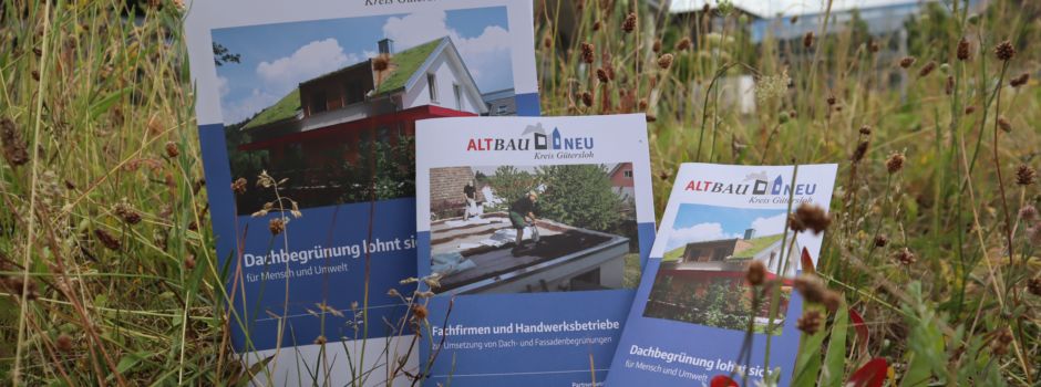 Gründach-Initiative im Kreis Gütersloh: Gründächer mit Fachbetrieben nachhaltig umsetzen