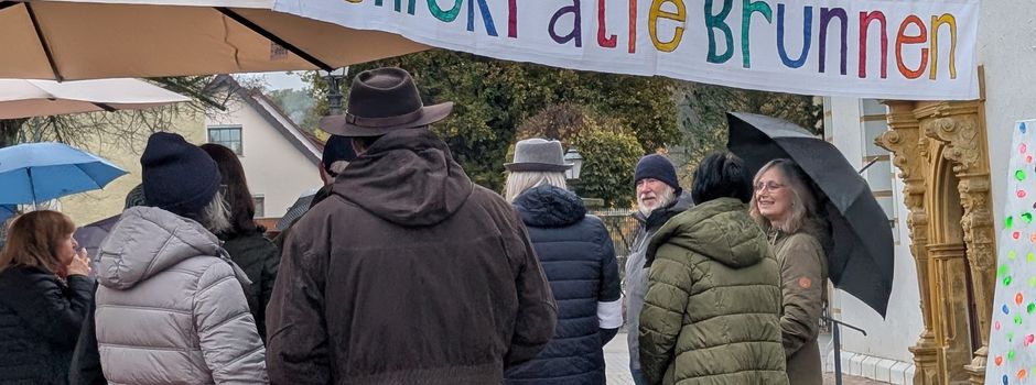 Demokratie-Brunnen erinnert an die Menschenwürde!