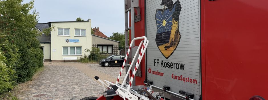 Einsatz der freiwilligen Feuerwehr Koserow