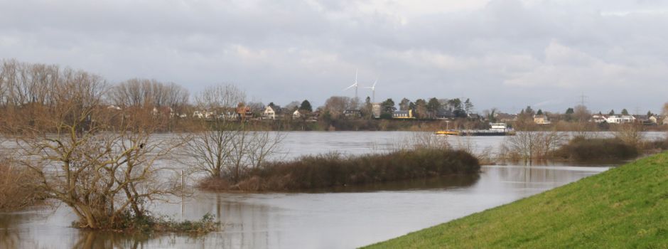 Vielerorts Land unter - Niederkassel noch nicht stark betroffen