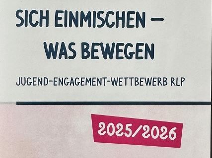 Jugend-Engagement-Wettbewerb RLP – 
Jetzt mitmachen in unserer Verbandsgemeinde!